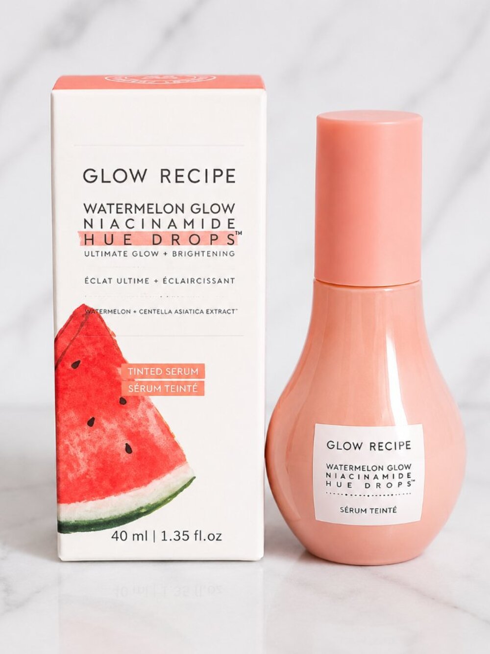 🍉 NIB Glow Recipe Watermelon Glow Niacinamide Hue Drops Tinted Serum 🍉